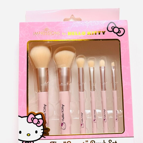 3572 HELLO KITTY MAKEUP BRUSH SET IMPRESSIONS VANITY - Picture 1 of 5